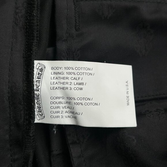 Chrome Hearts Black Camouflage Cross Patch Chino Pants - Picture 4 of 6